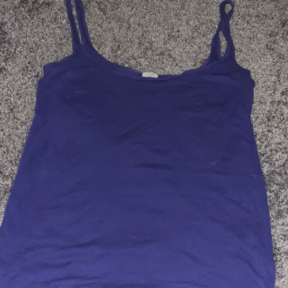j. crew purple tank top